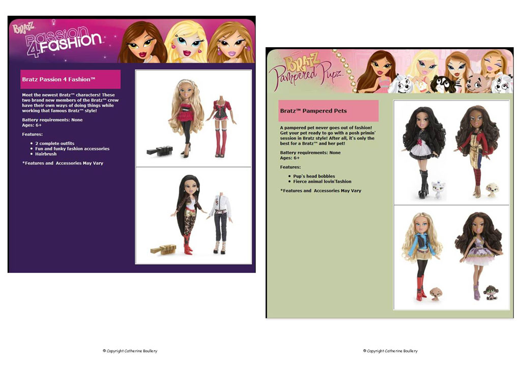 Bratz Catalogues